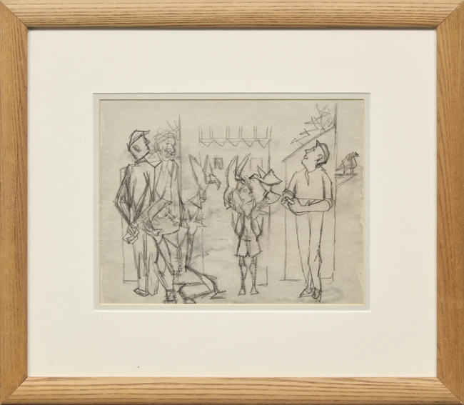 Eric James Malthouse, British 1914–1997 - Six works on paper and prints including 'Man, Boy...