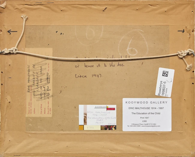 Eric James Malthouse, British 1914–1997 - Six works on paper and prints including 'Man, Boy...