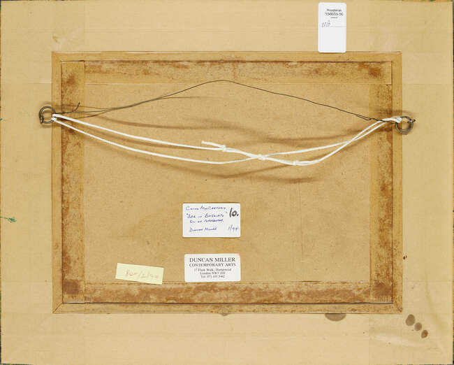 
	
		Clive McCartney, 
		British b.1960- 
		
		Bar in Busquito, Spain;
		 
		oil,...