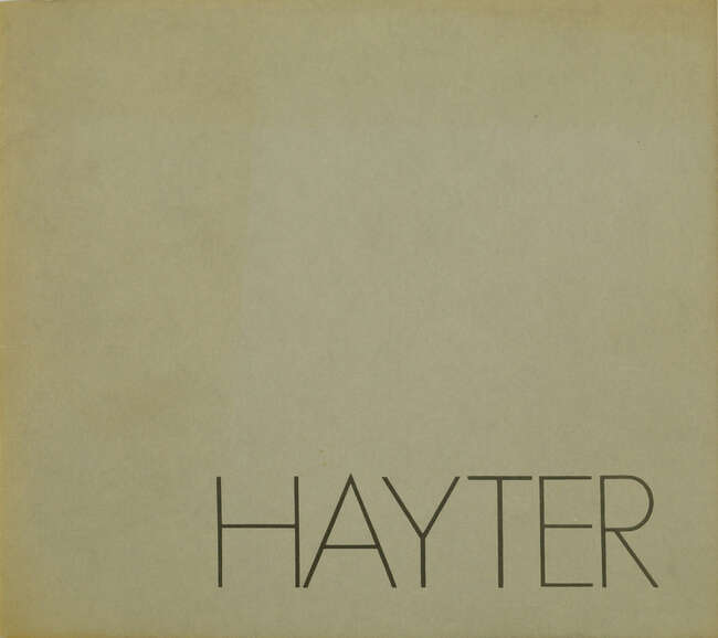 
	
		Stanley William Hayter CBE, 
		British 1901-1988- 
		Cover illustration to Tides by...