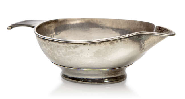 
	
		Nelson Dawson (British 1859-1941), an Arts and Crafts small silver jug, 
		Mark of...
