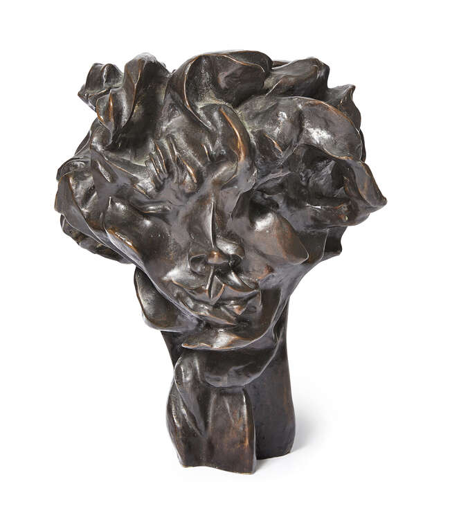 
	
		Otto Gutfreund,
		Czechoslovakian 1889-1927-
		Viki 1912/13;
		bronze, 32.7cm
		