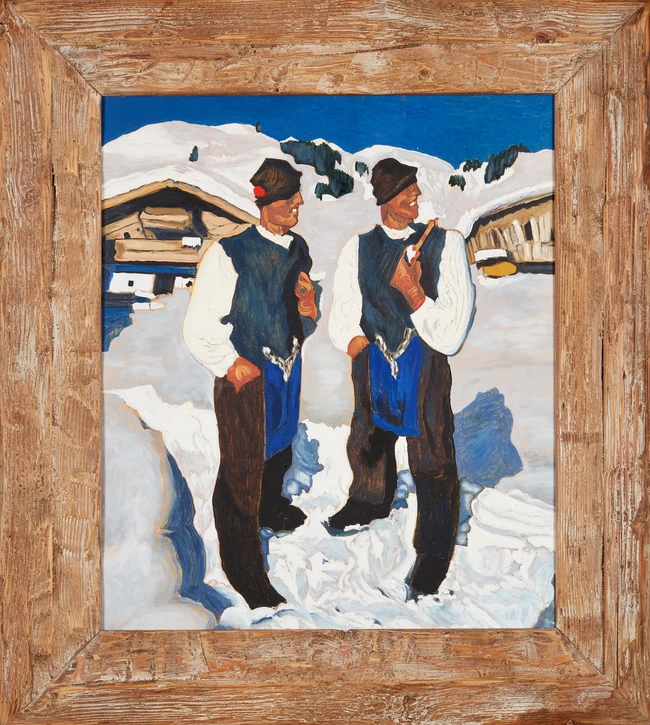 British school, 20th century - Three works including 'After Alfon Walde's Einsamer Berghog'; 