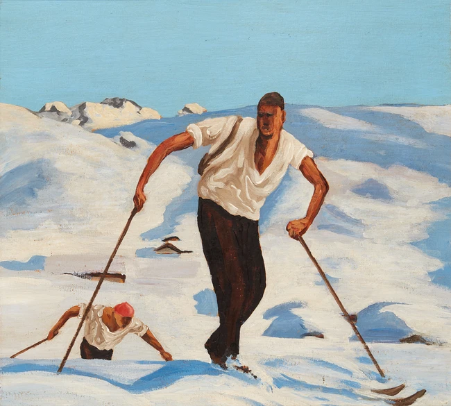 British school, 20th century - Three works including 'After Alfon Walde's Einsamer Berghog'; 