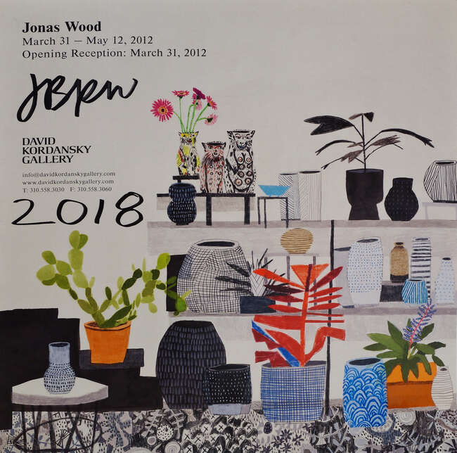 
	
		Jonas Wood, 
		American b. 1977-
		 
		Jonas Wood, 2012
		 
		offset lithographic...