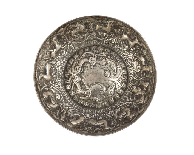 
	
		WITHDRAWN. An Ottoman repousse silver bowl, Balkans, circa 1700, of rounded form with...