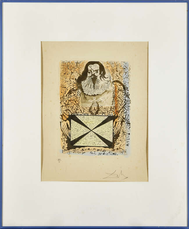 
	
		Salvador Dali, 
		Spanish 1904-1989- 
		 
		Retrato De Las Firmas [Prestel 525],...