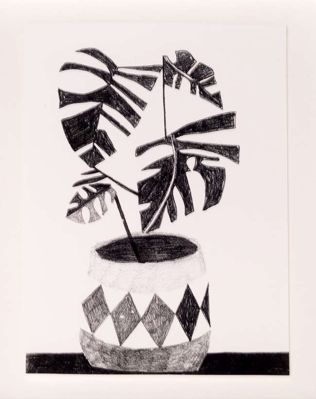 
	
		Jonas Wood, 
		American b. 1977-
		 
		Untitled, 2009;
		 
		xerox print on wove,...