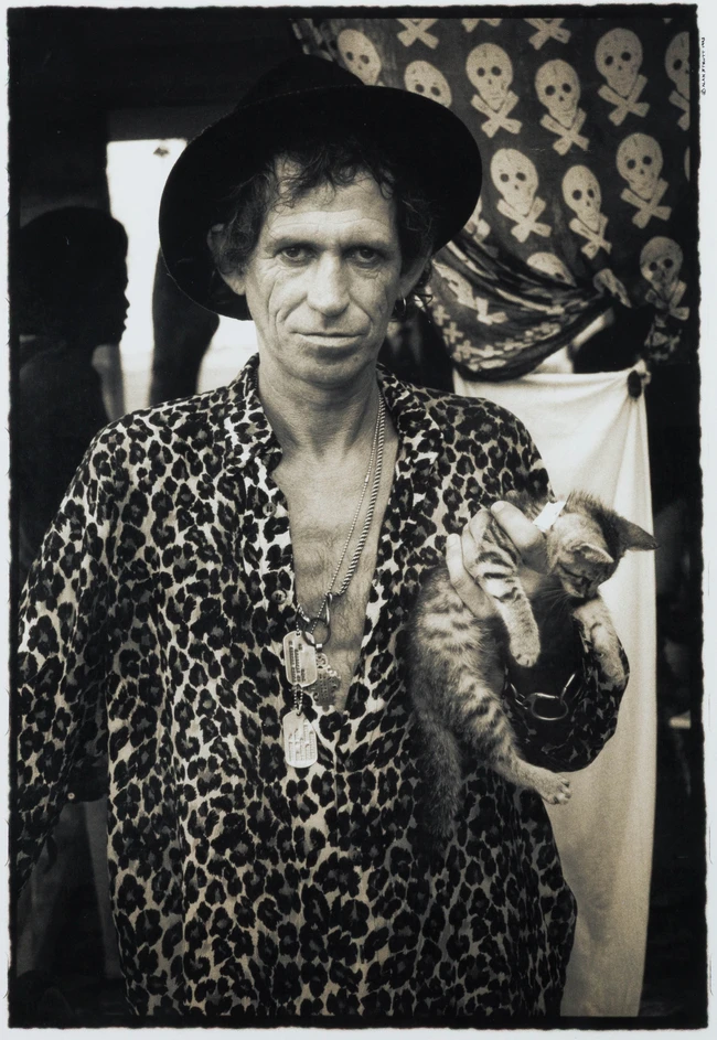 John Alan Strutt, British b.1957- Keith Richards, 1993; photolithograph on wove, inscribed 'Alan...