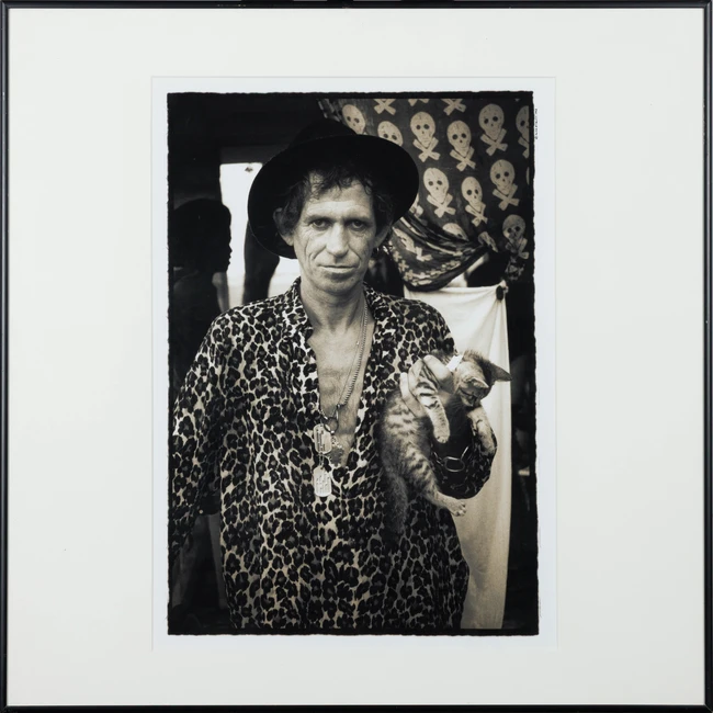 John Alan Strutt, British b.1957- Keith Richards, 1993; photolithograph on wove, inscribed 'Alan...