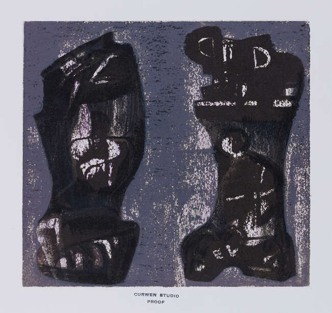 
	
		Henry Moore OM CH FBA,
		British 1898-1986-
		 
		Ideas for Metal Sculpture V [Cramer...