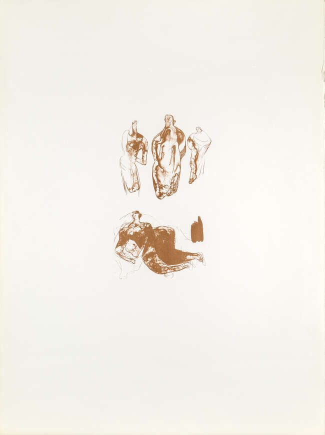 
	
		Henry Moore OM CH FBA RBS, 
		British 1898-1986- 
		 
		Ideas from a Sketchbook...