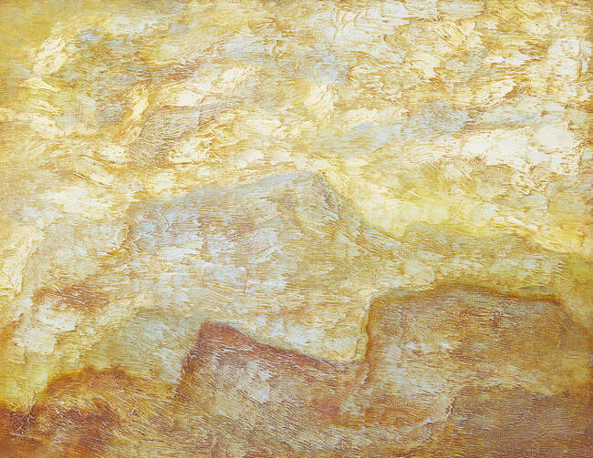 
	
		Albert Houthuesen, 
		Dutch/British 1903-1979-
		
		Olive Mountain, c.1966; 
		
		oil on...