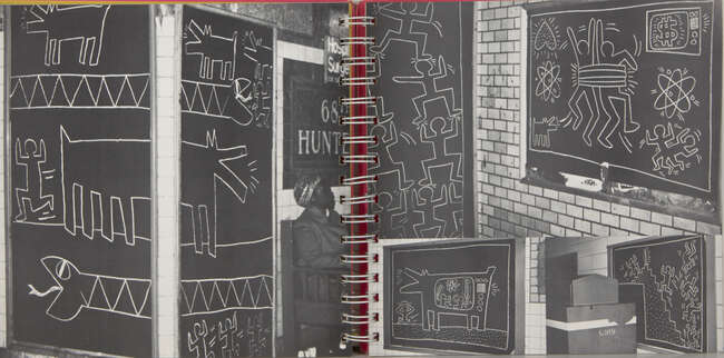 
	
		Keith Haring, 
		American 1958-1990- 
		 
		Tony Shafrazi Gallery Exhibition...