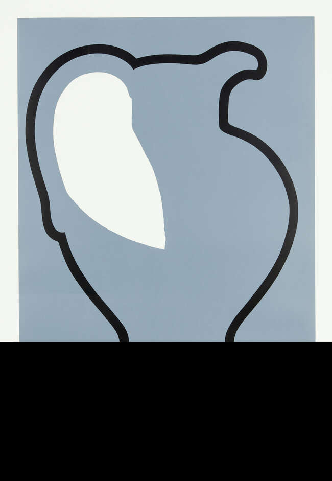 
	
		Patrick Caulfield CBE RA RE RWS, 
		British 1936-2005-
		 
		Large Jug [Cristea 69],...