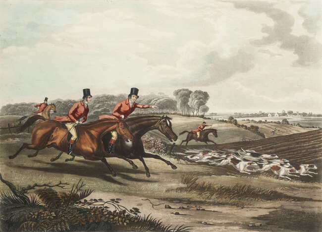 
	
		Attributed to George Hunt, British fl.1820-1845- Bachelor&#39;s Hall, after Francis Calcraft...