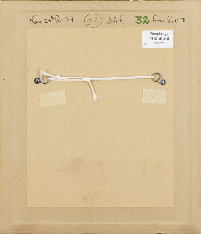 WITHDRAWN RTO Anne Harriet Sefton Fish,
British 1890-1964 - 
 
Cats on the doorstep of a...