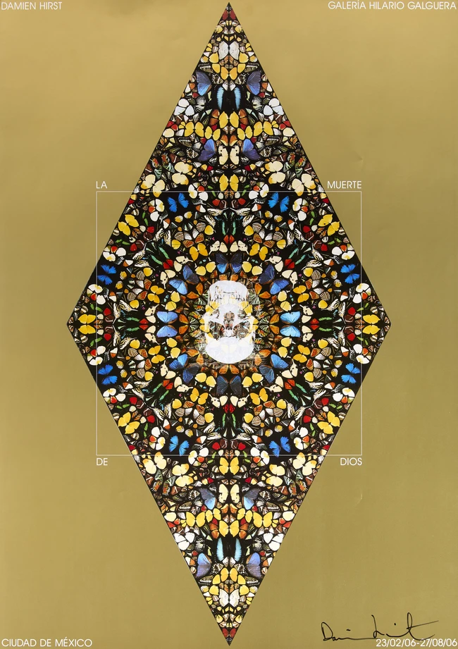 Damien Hirst, British b.1965- La Muerte de Dios, 2006; four offset lithographs for Galleria...