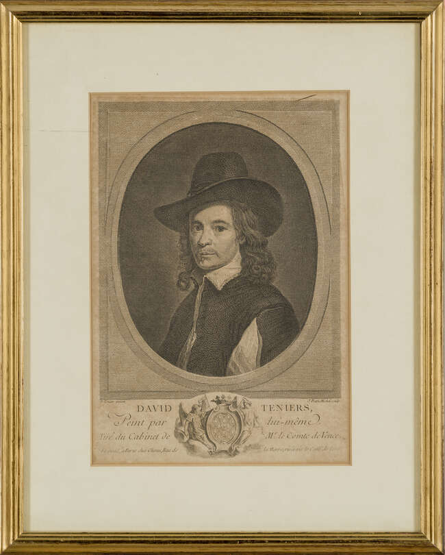 
	
		Crispijn de Passe the Elder, 
		Dutch 1564-1637- 
		 
		Portrait of Lothar Johann...