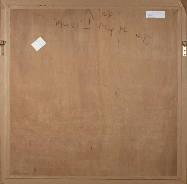 
	
		Harry Thubron OBE, 
		British 1915-1985- 
		 
		Muri, 1976; 
		 
		assemblage on wood,...