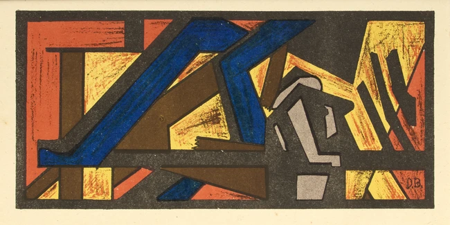 David Bomberg, British 1890-1957, Russian Ballet, 1919; six lithographs in colours on wove, from...