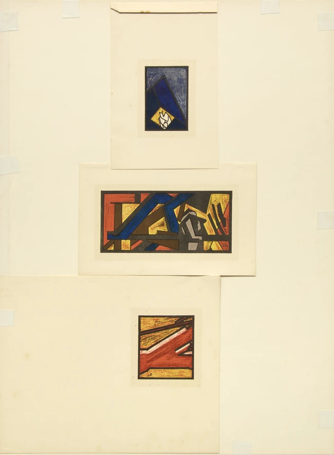 David Bomberg, British 1890-1957, Russian Ballet, 1919; six lithographs in colours on wove, from...