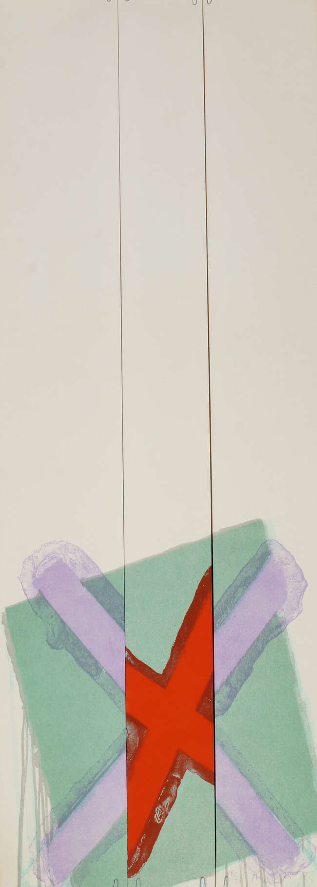 
	
		Richard Smith CBE, 
		British 1930-2016- 
		 
		Three of a Kind IIIb , 1978; 
		 
		