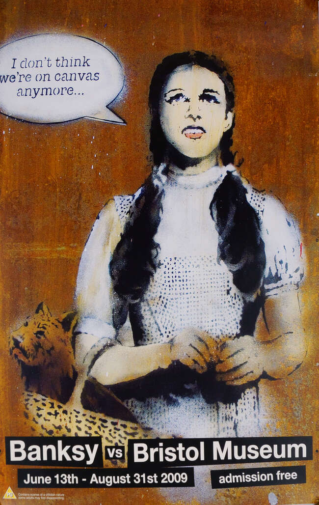 
	
		Banksy, 
		British 1974- 
		 
		Banksy vs. Bristol Museum, 2009; 
		 
		posters,...