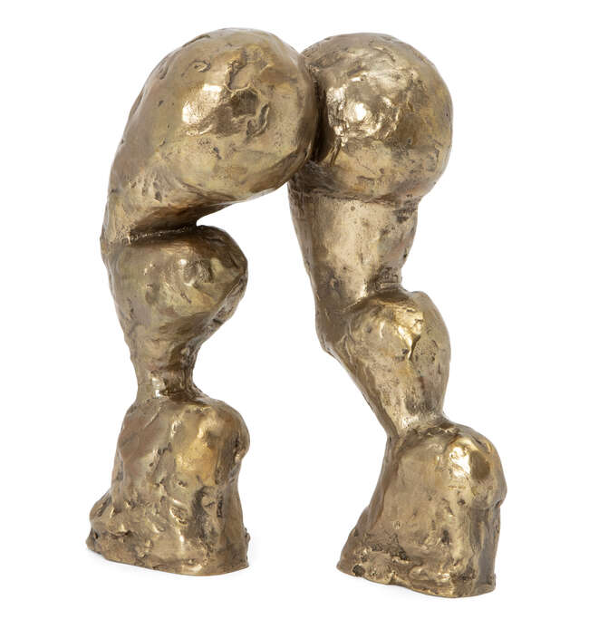 
	
		Rebecca Warren,
		British b.1965-
		 
		Croccini, 2014;
		 
		bronze sculpture, signed...