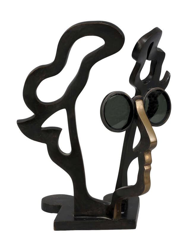 
	
		Guy Portelli, 
		British b.1957 
		 
		John Lennon, 2002; 
		 
		mixed media, bronze...