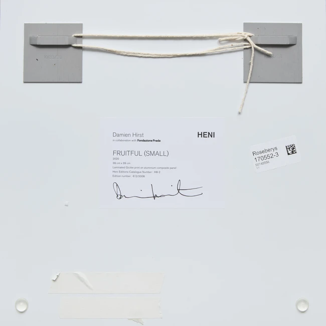 Damien Hirst, British b.1965- Fruitful (small) 2020; laminated giclée print on aluminium...