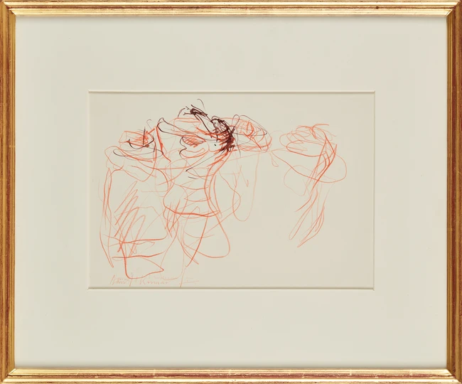 David Kennard, British b.1953 - Two works including 'Untitled'; ink and pencil on paper,...