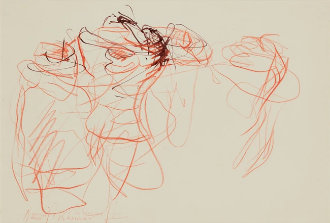David Kennard, British b.1953 - Two works including 'Untitled'; ink and pencil on paper,...