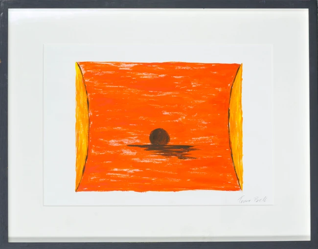 Trevor Bell, British 1930-2017 - Untitled; gouache on paper, signed lower right 'Trevor Bell',...