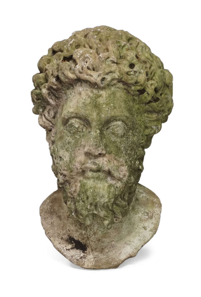 
	
		An Italian marble bust of Marcus Aurelius, late 18th/early 19th century, after the...