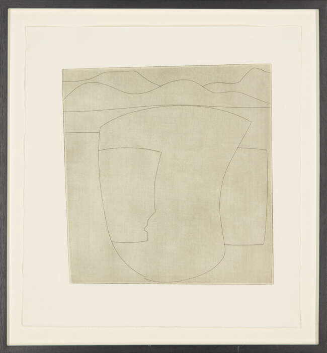 
	
		Ben Nicholson OM,
		British 1894-1982-
		 
		Euboea (Vertical) [Lafranca 102],...