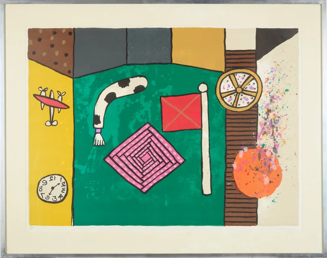 Alan Davie CBE HRSW RA, Scottish 1920-2014, Magic Picture No 1, 1977; lithograph in colours on...