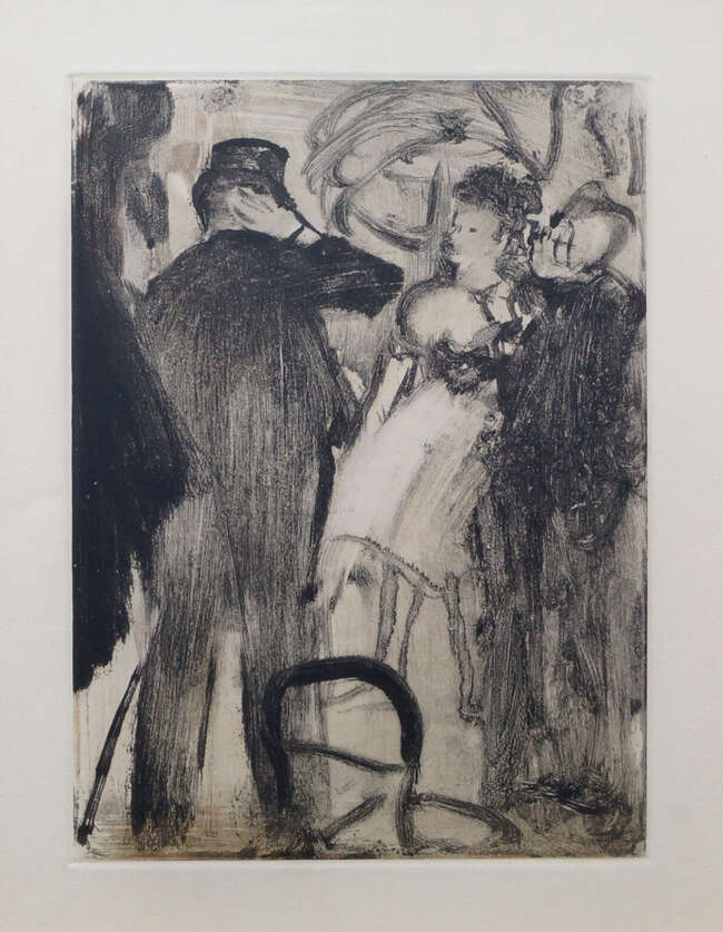
	
		After Edgar Degas, French 18341917- Illustration from La Famille Cardinal; photogravure...
