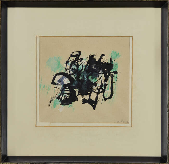 
	
		Afro Basaldella, 
		Italian 1912-1976 - 
		 
		Untitled, 1964; 
		 
		ink, gouache and...