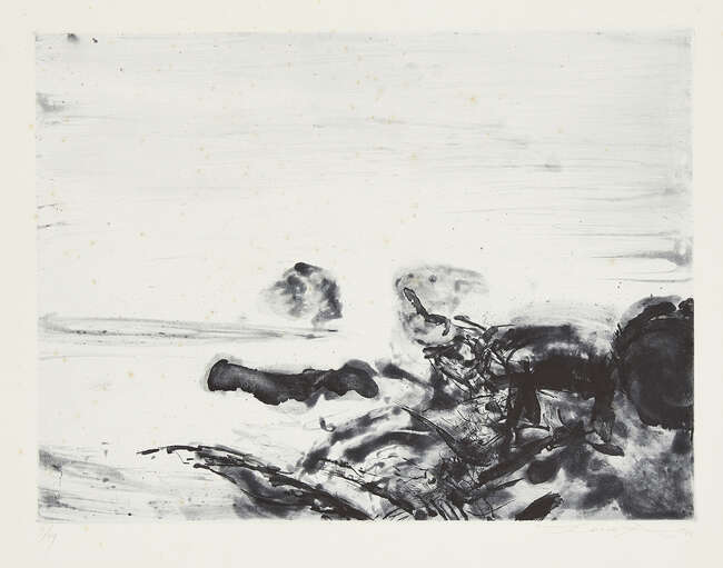 
	
		Zao Wou Ki, 
		Chinese 1920-2013-
		 
		Untitled [Ågerup 244], 1973;
		 
		etching...