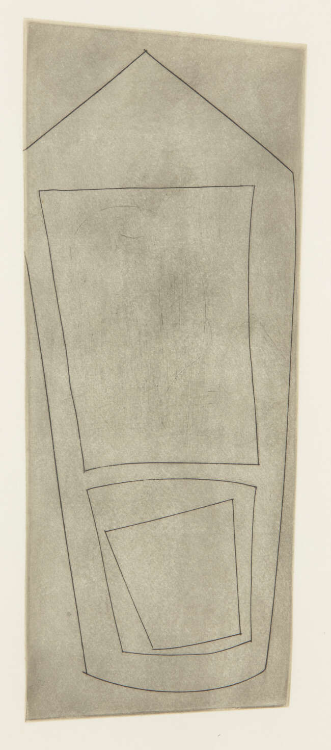 
	
		Ben Nicholson OM,
		British 1894-1982-
		 
		Single Turkish Form and Squares...