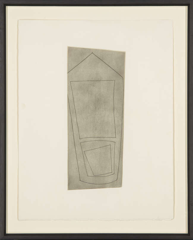 
	
		Ben Nicholson OM,
		British 1894-1982-
		 
		Single Turkish Form and Squares...