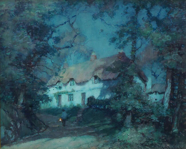 
	
		Albert Moulton Foweraker RBA, 
		British 1873-1942- 
		 
		&#39;The Lantern - Studland...