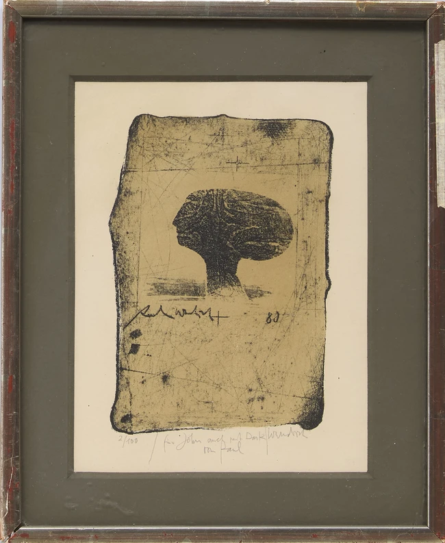 Paul Wunderlich, German 1927-2010, Bubblegum, 1967; Profil Karin, 2000; Bulldogge, 1971; Kleiner...