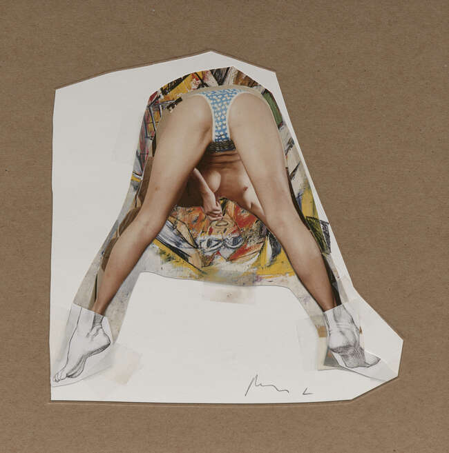 
	
		Richard Prince, 
		American b.1949-
		 
		Untitled (de Kooning), 2008; 
		 
		collage...