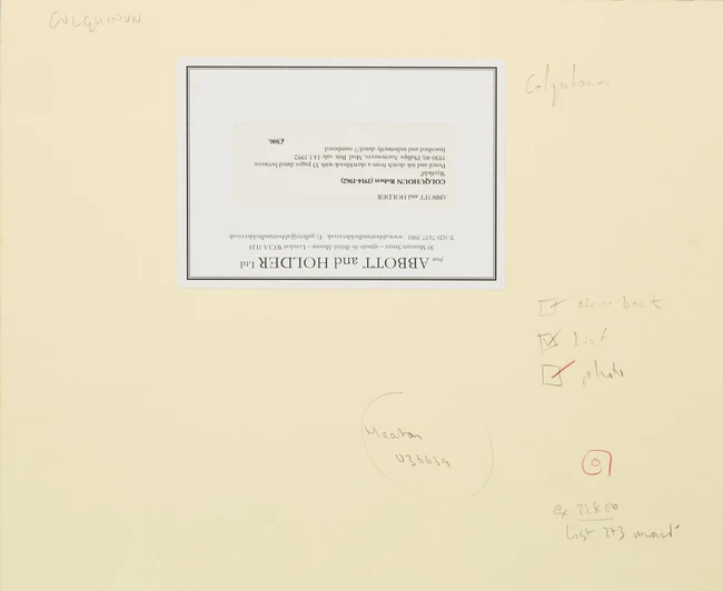 Robert Colquhoun, British 1914-1962 - Ryefield, c.1930-40; pencil and ink on paper,...