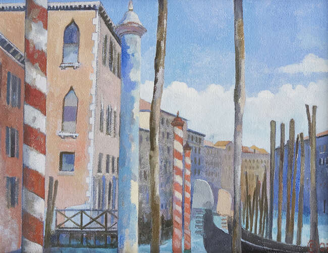 
	
		Sophie Macpherson, 
		Scottish 1957-2014- 
		 
		Venice; 
		 
		oil on canvas,...