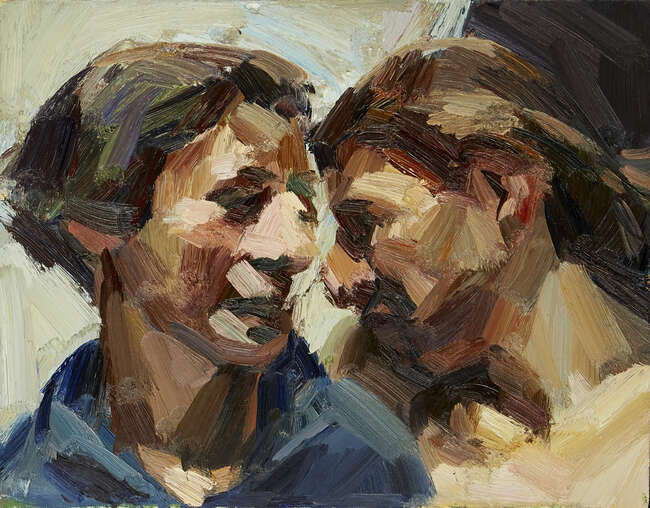 
	
		Tai-Shan Schierenberg,
		British b.1962-
		 
		Girlfriends, 1992;
		
		oil on canvas,...