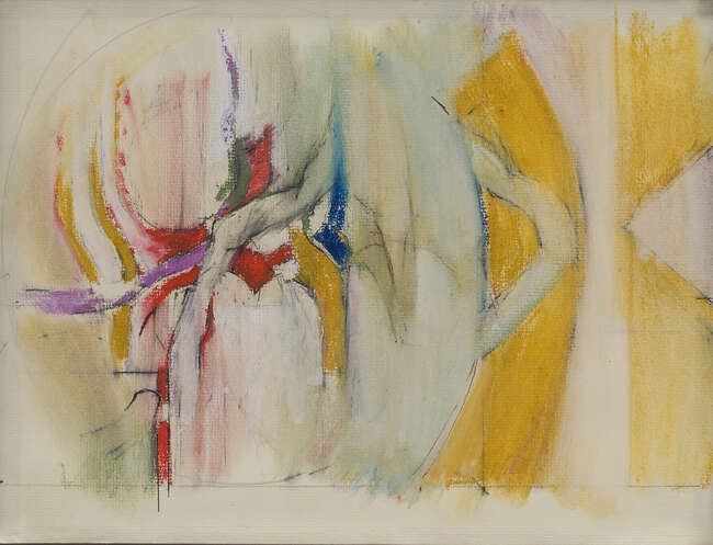 
	
		Adrian Heath, 
		British 1920-1992 - 
		 
		Untitled; 
		 
		gouache, watercolour...