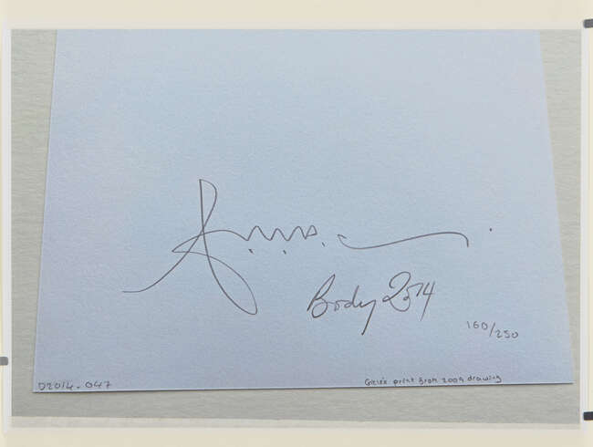
	
		Sir Antony Gormley OBE, 
		British b.1950-
		 
		Body, 2014;
		 
		 
		giclée print...